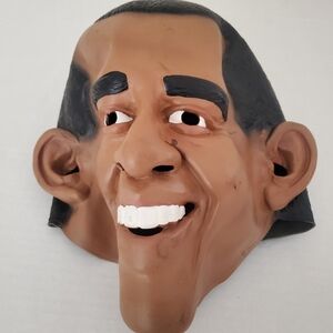 2008 Disguise President Barack Obama‎ Rubber Latex Adult Halloween Mask